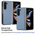 thumbnail image 5 of JUNSUNMAY Protective Case For Samsung Galaxy Z Fold5 5G Carbon Fiber Texture PU+PC Phone Shell, 5 of 5