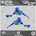 thumbnail image 3 of Kalair GFX Graphics Kit for Yamaha ATV BLASTER YFS 200 (1988-2002) Klutch Series, 3 of 5