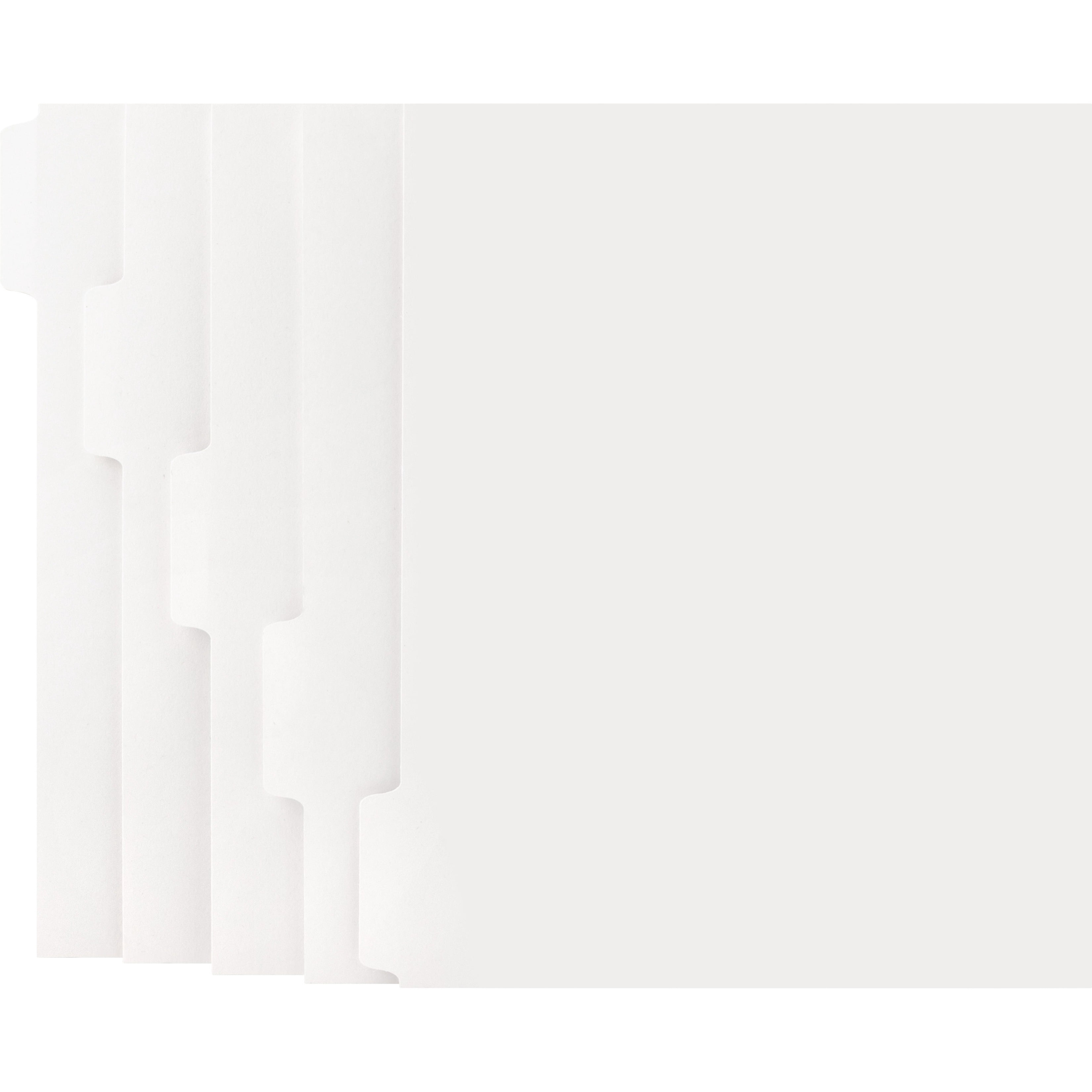 Avery Durable Slant Ring Binders with Label Holders and Sparco Straight Collated Print-On Tab Dividers Bundle
