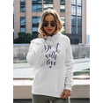thumbnail image 2 of Do It With Love.  Hoodie Women -Image by Shutterstock, Female Medium, 2 of 4