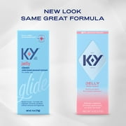K-Y Jelly Personal Lubricant, Water Based Lube for Sexual Wellness, 4 Fl oz
