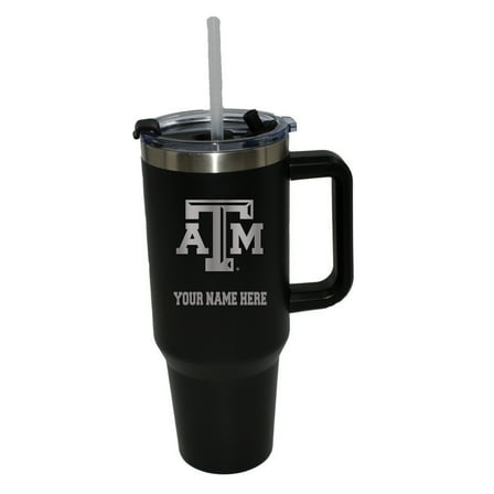 The Memory Company  Texas A&M Aggies Personalized Black 40oz. Colossal Tumbler