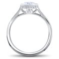 thumbnail image 2 of Pompeii 5/8 ct Lab Grown Diamond Aria Engagement Ring 14k White Gold (F,VS/SI), 2 of 3