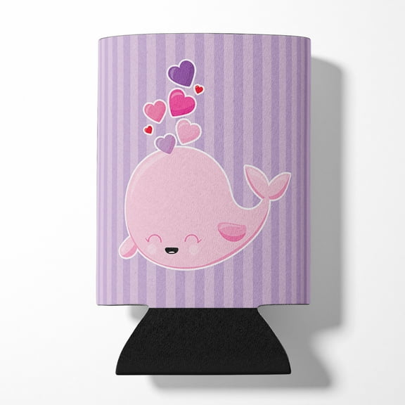 Pink Whale Can or Bottle Hugger