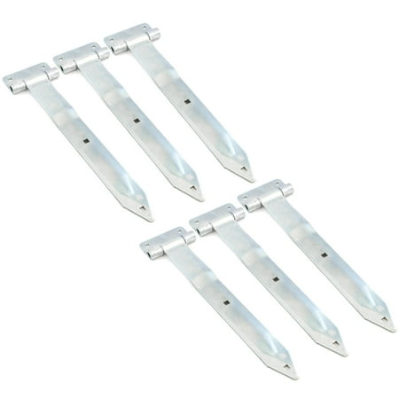 Red Hound Auto 6 Trailer Door Hinges 16 Inches Steel Side Rear