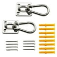 thumbnail image 2 of 2 Set M6 Ceiling Wall Mount Hanging Hardware Fitting U-Shaped Hooks for Yoga Hammock Swings Marine Yacht Accessories, 2 of 6