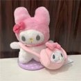 thumbnail image 1 of Sanrio-muñeco de peluche de Hello Kitty My Melody para niña, juguete Kawaii Original con soporte, bolsa de felpa de Kuromi Cinnamoroll, regalo, 1 of 4