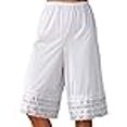 thumbnail image 3 of Velrose Snip-it 26" Culotte Slip (2402), white, 2X, 3 of 3