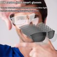 thumbnail image 3 of Bluetooth Glasses Voice Call Assistant Listen Music Glasses Yellow, 3 of 5