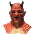 thumbnail image 1 of Máscara de Belial de El Señor de las Mentiras, máscara de látex natural para cosplay, máscara de disfraz de demonio malvado y aterrador para Halloween, 1 of 6