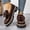Coffee, variant on Women's Bowknot Loafers, Lightweight Build Colorful Design Bowknot Decoration Trendy Casual Thick Sole Shoes Orange