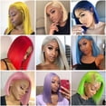 thumbnail image 7 of Colored Wigs 613 Blonde Bob Wigs Lace Front Wigs Human Hair Wigs Extension 13x4 Lace Front Wigs Brazilian Virgin Hair Short Straight Bob Wigs for Women, 7 of 7
