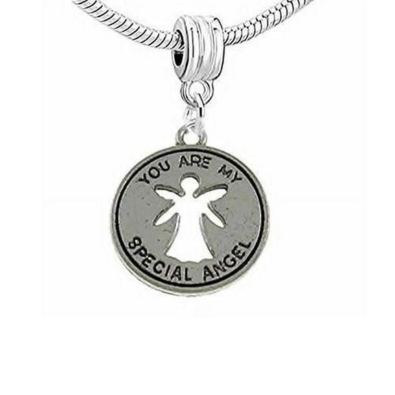 You Are My Special Angel Dangle Charm Bead for Snake Charm Bracelet