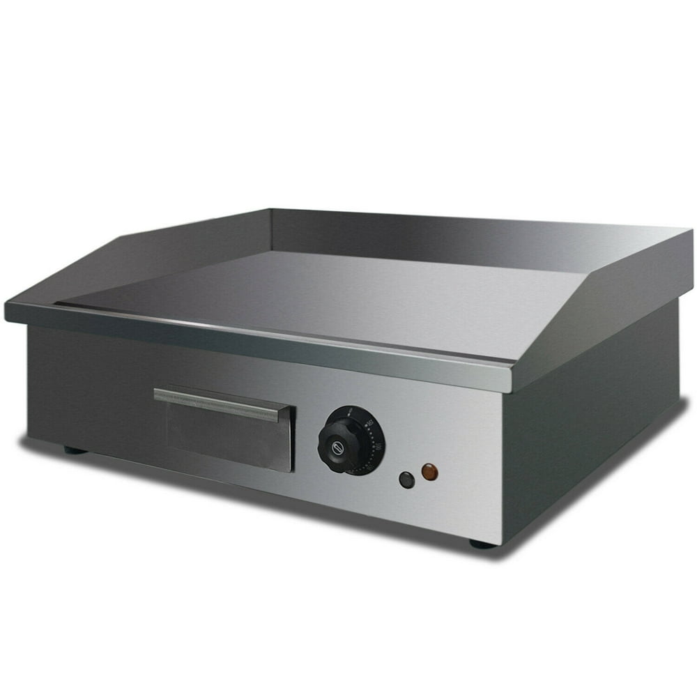 EAYSG Electric 1700W 21.6"Countertop Flat Griddle Top Restaurant Grill
