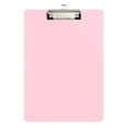 thumbnail image 2 of Plastic Clipboard Acrylic Hanging Clip Board with Gold Low Profile Office School Supplies 12.5x9 Soft Pink, 2 of 9