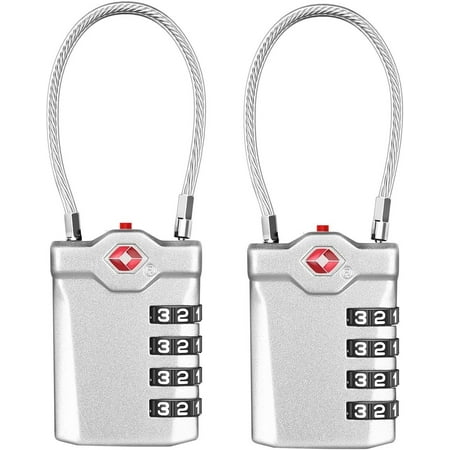 4 Position Suitcase Lock Suitcase Combination Lock Padlock Cord 34 x 12 ...