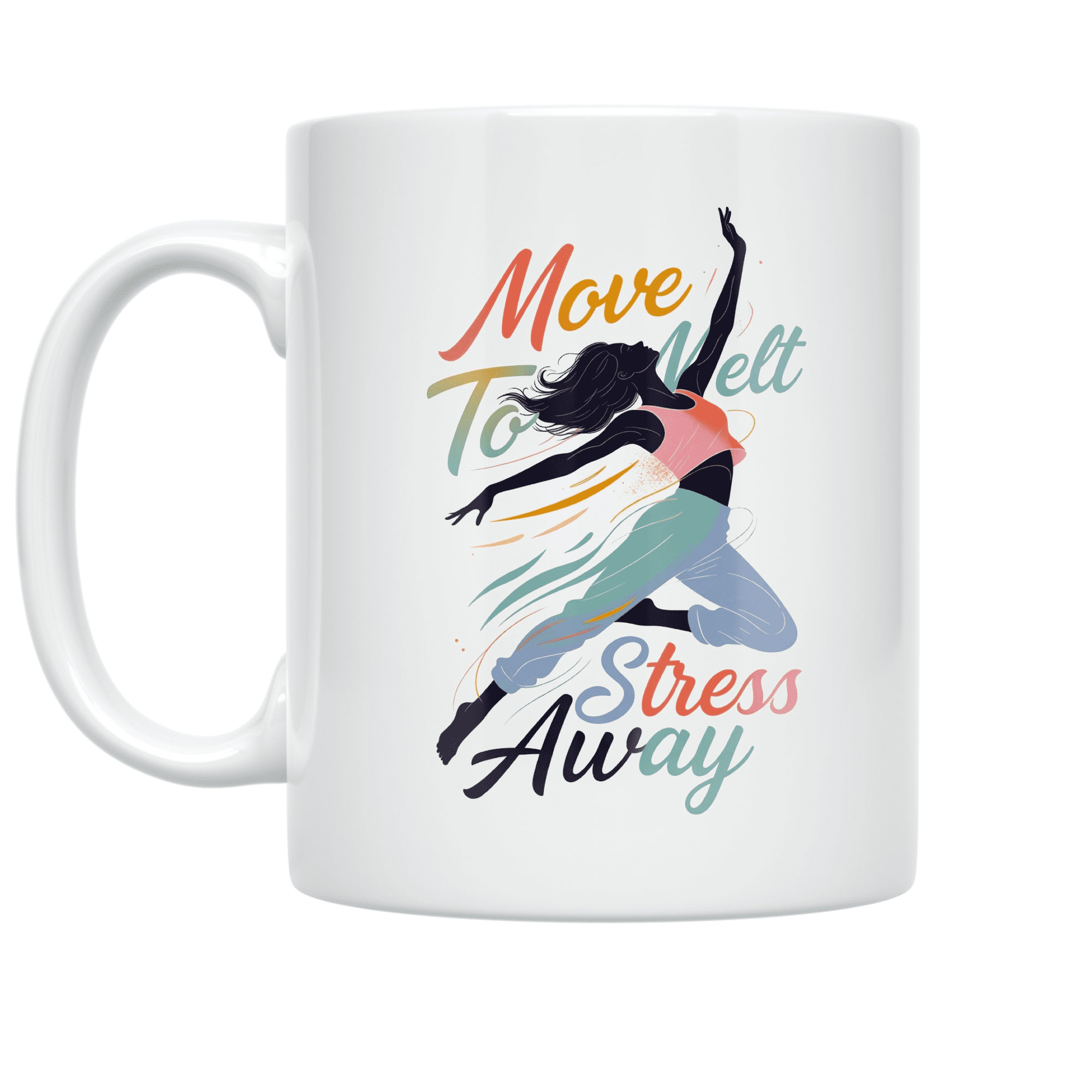 Mindful Movement Stress Relief - Wellness Enthusiast - 11 oz Ceramic Coffee Mug