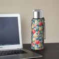 thumbnail image 5 of 20 Oz Pioneer Flower Coffee Tumbler Double Wall Insulated Stainless Steel Water Bottle | Metal Reusable Thermoses Flask with Cup Cap | Leak & Sweat Proof with Anti-Dust Lid, 5 of 7