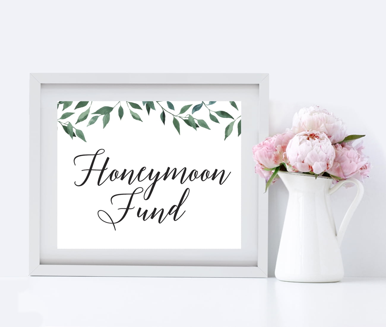 Koyal Wholesale Wedding Party Signs, Natural Greenery, Honeymoon Fund, 1-Pack - Walmart.com koyal-wholesale-wedding-party-signs-natural-greenery-honeymoon-fund-1-pack-walmart-com