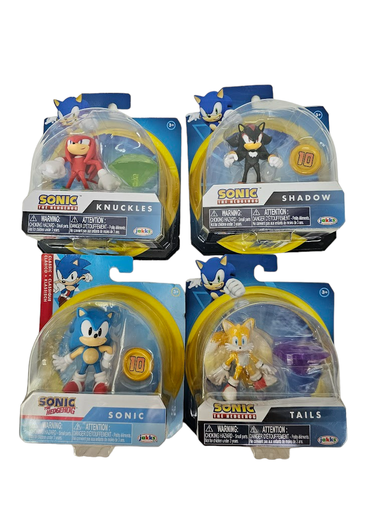 Jakks Pacific 2.5 Inch Sonic the Hedgehog Figures Complete Set (4