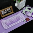 thumbnail image 2 of Combo de teclado y ratón TZbbl Cute Cat 2.4G USB inalámbrico, 2 of 7
