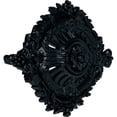 thumbnail image 3 of 35 7/8"W x 22 1/2"H x 4 3/8"P Antonio Ceiling Medallion, Hand-Painted Night Shade, 3 of 6