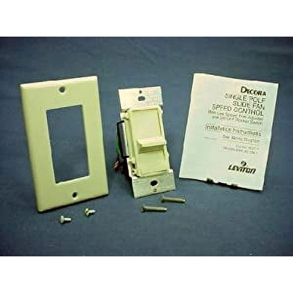 6627-PI Leviton Decora SureSlide Fan Speed Control