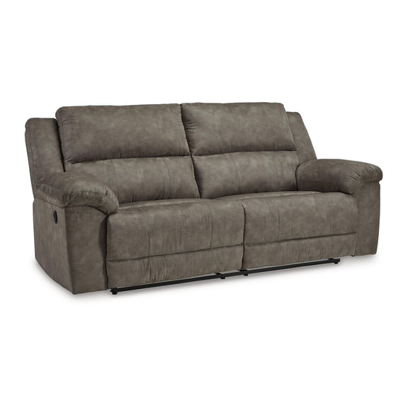 Signature Design by Ashley Furniture Laresview Gray Reclining Sofa