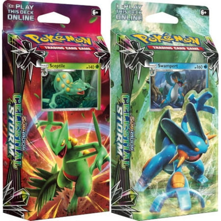 Pokemon Tcg Celestial Storm Theme Decks Both Theme Decks Leaf Charge Hydro Fury