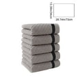 thumbnail image 3 of Solid Color Towel Set (Brown), 5-Piece Thickened Soft Absorbent Towels, Home Bathroom Towel Collection, Ideal for Daily Bathing & Face Washing, 3 of 6