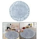 thumbnail image 1 of ABC Alfombra grande para bebé, Alfabeto educativo para guardería, Alfombra cálida y suave para gatear, Alfombra de para el , para , azul 120cm Baoblaze alfombra redonda infantil, 1 of 7