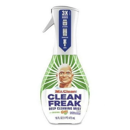 Clean Freak Deep Cleaning Mist Multi-Surface Spray, Gain Original, 16 Oz Spray Bottle, 6/carton | Bundle of 5 Cartons