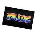 thumbnail image 3 of 1Pc Creative Rainbow Flag Gay Pride Flag LGBT Decorative Flag Banner for Celebration (Black), 3 of 7