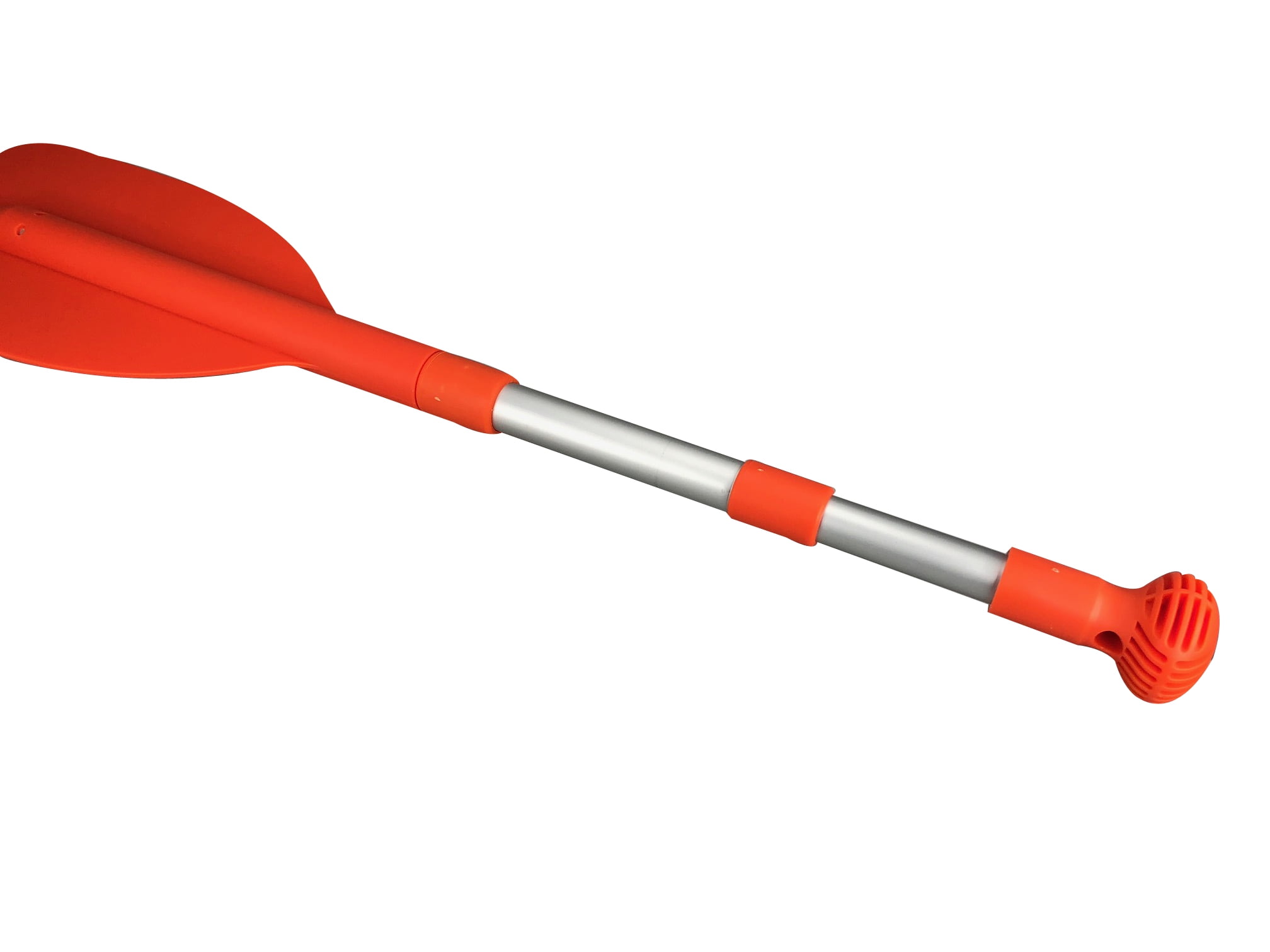 Pactrade Marine Boat Kayak Raft Set of 2 Mini Telescopic Emergency 22'' - 42'' Paddle Orange Blade Round Grip No Direction Limit New Design ( 2 pcs )