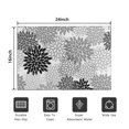 thumbnail image 5 of Bohemian Retro Floral Non-Slip Entryway Door Mat,Boho Indoor Decor Durable Low Plush Door Mat,Washable Welcome Rug for Patio Hallway Home Decor 16x24 Inches, 5 of 7