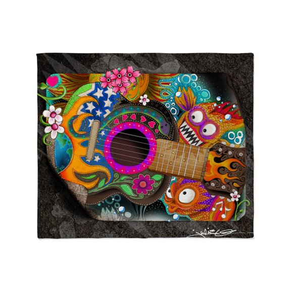 CafePress - Guitarfish Throw Blanket - Soft Fleece Throw Blanket, 50"x60" for All Ages