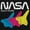 Black, variant on Retro NASA Worm Logo Space Shuttle Hoodie Sweatshirt Women Men Brisco Brands S