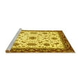 thumbnail image 2 of Ahgly Company Machine Washable Indoor Rectangle Abstract Yellow Modern Area Rugs, 8' x 12', 2 of 4