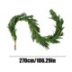 thumbnail image 3 of Guirnalda de pino de Norfolk con toque natural, guirnalda de pino, decoración navideña, 106 pulgadas, guirnalda de vegetación artificial para Navidad, 3 of 5