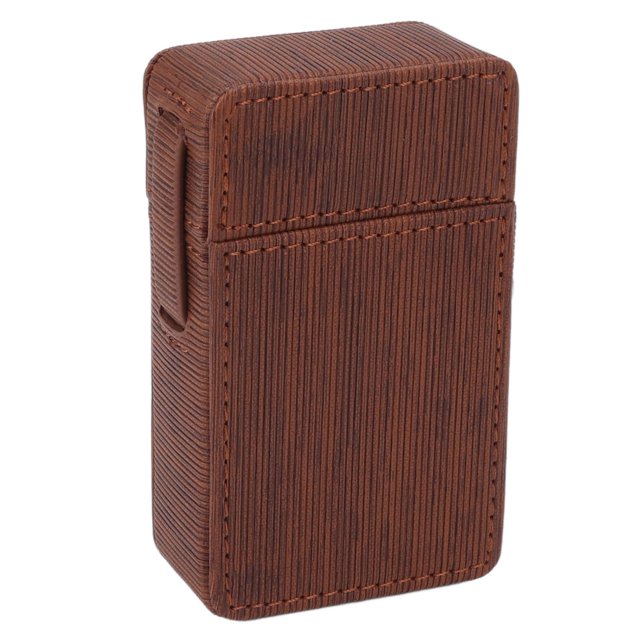 Soporte para caja de cigarrillos, soporte para caja de cigarrillos PU Caja de caja de cigarrillos de PU Caja de caja de cigarrillos construida para durar