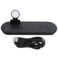 thumbnail image 1 of XDL‑WA06 Estación de carga inalámbrica 3 en 1 5W/7.5W/10W/15W para reloj de teléfono móvil IOS Pro, 1 of 5