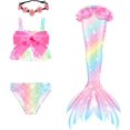 thumbnail image 1 of Girls' Standard Swimming Mermaid Tail Sets_Special Gift, 1 of 5