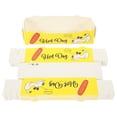 thumbnail image 1 of SHISUYAN 50pcs Disposable Paper Food Serving Tray Foldable Coating Snack Open Dog Fries Chicken Box, 1 of 8