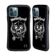 thumbnail image 1 of Head Case Designs Officially Licensed Motorhead Graphics Silver War Pig Hybrid Case Compatible with Apple iPhone 12 / iPhone 12 Pro, 1 of 7