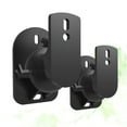 thumbnail image 4 of 1 par de soportes de pared para altavoces con sonido envolvente (negro), 4 of 8