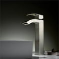 thumbnail image 2 of Noya Single High-Handle Hole Lever Vessel Satin Nickel Bathroom Sink Faucet, 2 of 6