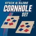 thumbnail image 3 of Cornhole Wooden, Stick & Slide, 10 Pieces, 2 Boards, 8 Bean Bags, Family Games, Ages 3+ by MinnARK, 3 of 7