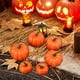thumbnail image 3 of Modelo de calabazas artificiales, 6 uds., verduras artificiales, bonitas calabazas artificiales rústicas DIY para Halloween, chimenea, tienda, adorno Estilo B, 3 of 5