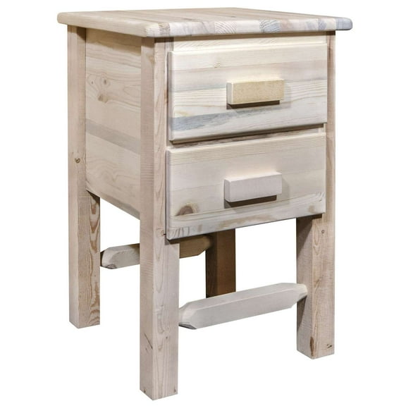 Homestead Collection Nightstand with 2 Drawers, Ready to Finish