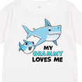 thumbnail image 4 of Inktastic My Grammy Loves Me with Cute Sharks Boys or Girls Long Sleeve Toddler T-Shirt, 4 of 5